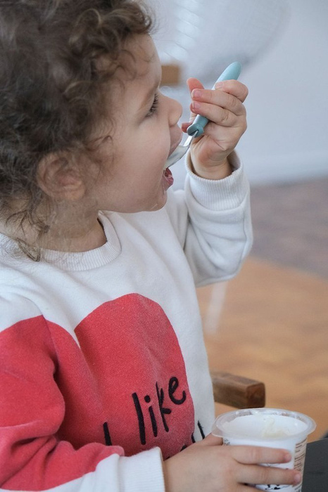 Sztućce dla dzieci ze stali nierdzewnej Airy Green Beaba 913461