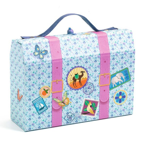 Kolorowa walizeczka z akcesoriami papierniczymi Marie Djeco DD03506