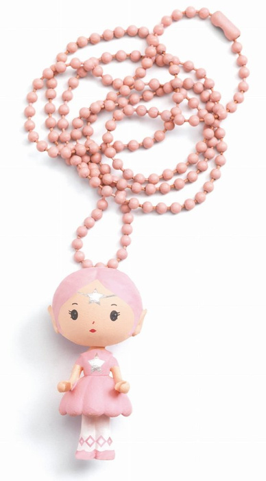 Biżuteria dla dziewczynki łańcuszek zawieszka Elf Djeco DJ06995