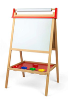 Tablica dwustronna dla dzieci Deluxe Bigjigs 37084 Drewniane zabawki dla dzieci