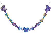 Drewniane koraliki do nawlekania Motylki 14179-Melissa & Doug, biżuteria dla dzieci