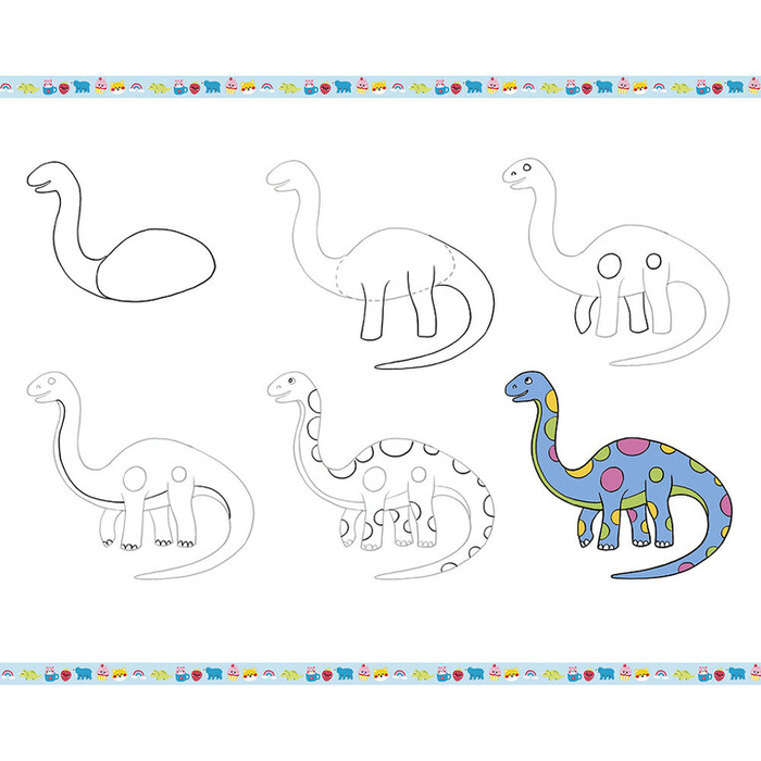 Zestaw kreatywny Rysowanie krok po kroku z brokatowymi markerami 20 rysunków i kolorowanek Janod J09157