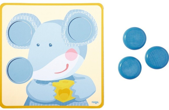 Układanka dla najmłodszych, Kolory świata zwierząt, HB301059-Haba, zabawa w dopasowywanie