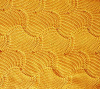 Kocyk ażurowy muszelka mango LL8092-Lullalove, kocyki dla dzieci