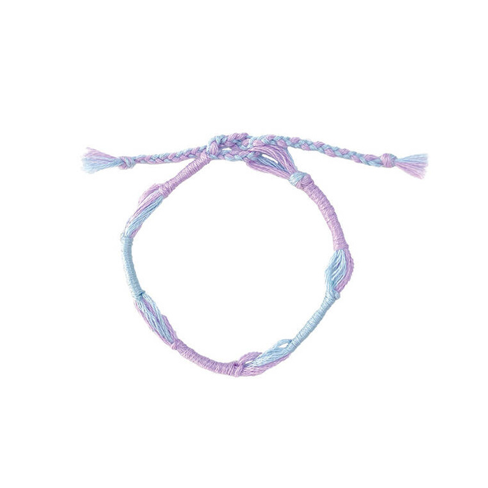 Zestaw kreatywny do tworzenia biżuterii Tęczowe bransoletki 30 szt. J09134 Janod