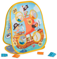 Gra zręczonościowa 3w1 woreczki z grochem Toss ‘n’ Score B.Toys BX2071Z zabawy ogrodowe i w domu