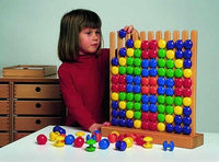 Drewniana układanka Stelaż wzorów duży 210001-Pilch, kreatywne zabawki dla dzieci