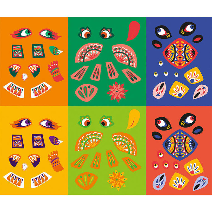 Zestaw kreatywny Przestrzenne kartki pop-up 3D Zwierzęta 6+ J07987-Janod, zestaw artystyczny