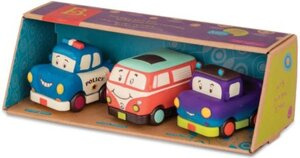 Zestaw 3 autek z napędem mini Wheeee-ls! B.Toys BX1695Z