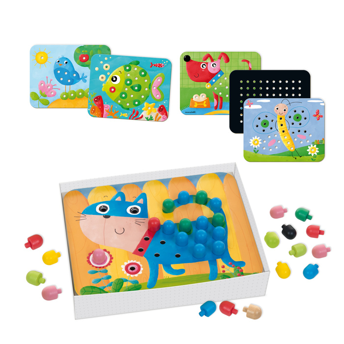 Układanka dla dzieci drewniana Mozaika Goula 53136