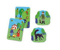 Czerwony Kapturek - strategiczna gra karciana DJ05126-Djeco, gry dla dzieci