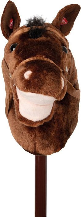 Pluszowy koń na kiju Thunder z dźwiękiem 4105-Small Foot, zabawy w domu i plenerze