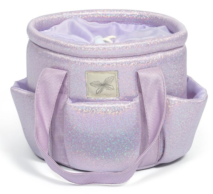 Torba na akcesoria do Hobby Horse fioletowa brokatowa by Astrup 84366