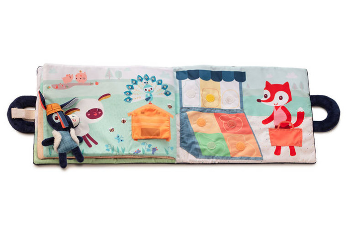 Miękka książeczka aktywizująca "Osiołek Ignace na farmie" 83415 Lilliputiens