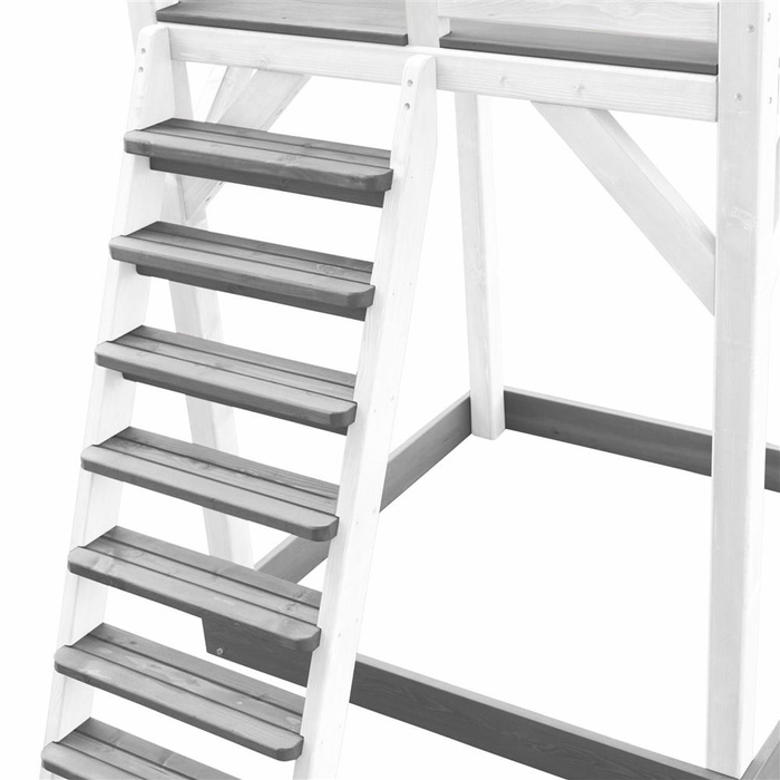 Drewniany Plac zabaw AXI A025.134.92 Wieża z huśtawką Drabinki wspinaczkowe Zjeżdżalnia do kreatywnej zabwy dla dzieci