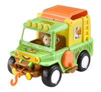Jeep Safari otwierany samochód terenowy Klorofil 700221F w zestawie figurka kolekcjonerska Małpka
