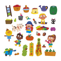 Magnetyczna rozkładana układanka W ogródku Magneti'stories Janod J05449