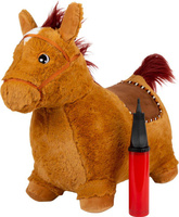 Skaczący pluszowy Koń 11709-Small Foot, skoczek dla dzieci