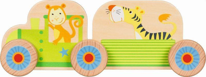 Zestaw do budowy pociągu Mój mały pociąg 58437-Goki, mały majsterkowicz