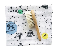 Szczotka z koziego włosia Podróżnik LL5466-Lullalove, wyprawka dla niemowlaka