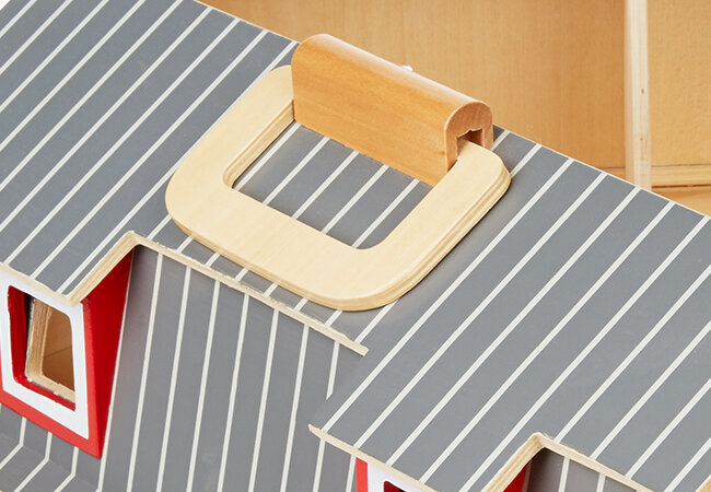 Farma dla dzieci Drewniana Składana Stodoła z 7 Figurkami Zwierząt Melissa and Doug 13700