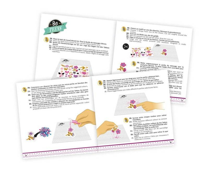 Zrób to sam - PEREŁKOWE TATUAŻE BE107-Buki, tatuaże dla dzieci