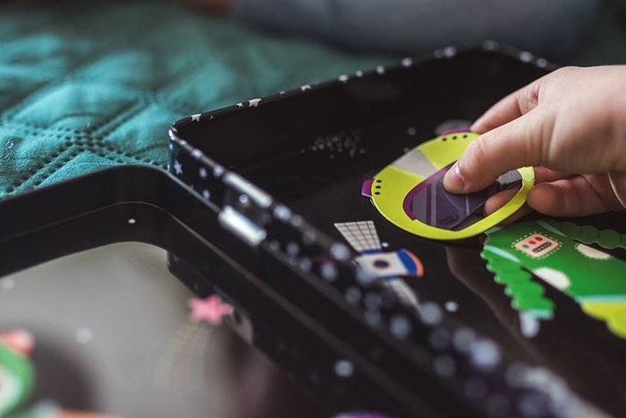 Kreatywna układanka magnetyczna Kosmiczny kot MP68033-Mudpuppy, zestawy kreatywne