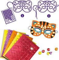 Zrób to sam zestaw 8 mozaikowych masek Djeco DJ07900