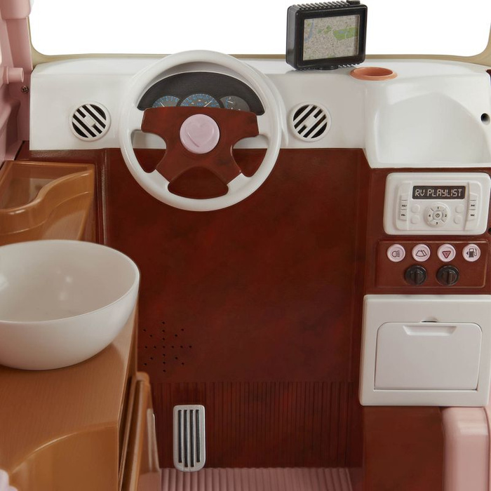 Kamper kempingowy z wyposażeniem dla lalek 55 elementów Country Cruising Camper Set Our Generation BD35163Z