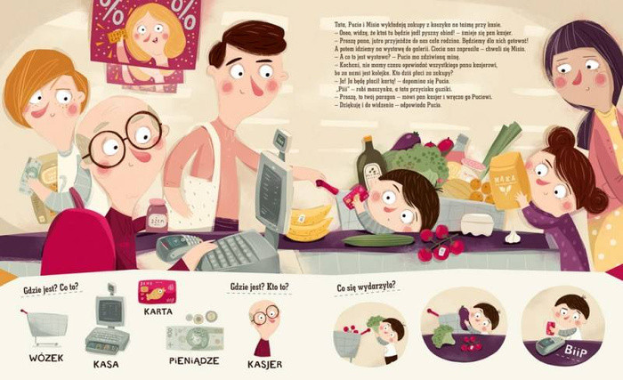 Pucio w mieście. Zabawy językowe dla młodszych i starszych dzieci Nasza Księgarnia, książki dla dzieci