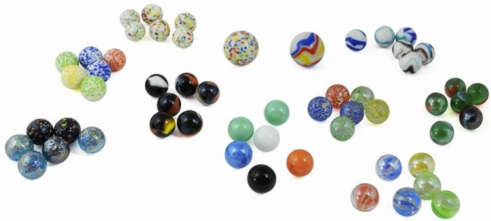 Szklane kulki - 56 szt. PM856-Buki, gry zręcznościowe dla dzieci