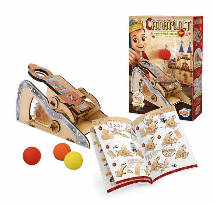 Zestaw kreatywny Zrób to sam Średniowieczna katapulta Buki 2171