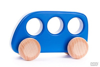 Drewniany samochód, Bus, 41510-Bajo, samochody zabawki