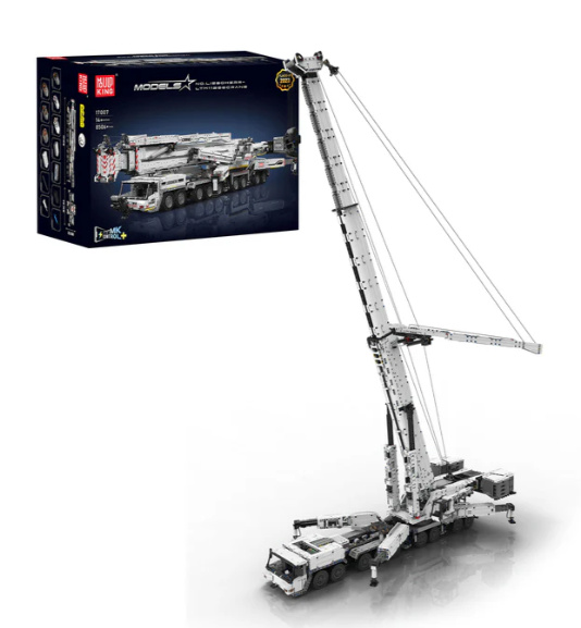 Klocki Mould King 17007 zdalnie sterowany Dźwig budowlany 8506 elementów Ultimate Liebherr LTM 11200