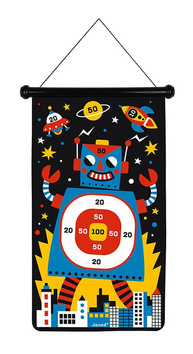 Gra zręcznościowa Robot J02073-Janod, rzutki dla dzieci