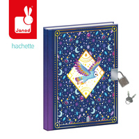 Zestaw kreatywny Sekretna księga 96 stronnicowa Szkoła magii J09110 Janod