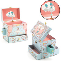 Szkatułka z pozytywką Ballerina na scenie DJ06591-Djeco, prezent dla dziewczynki