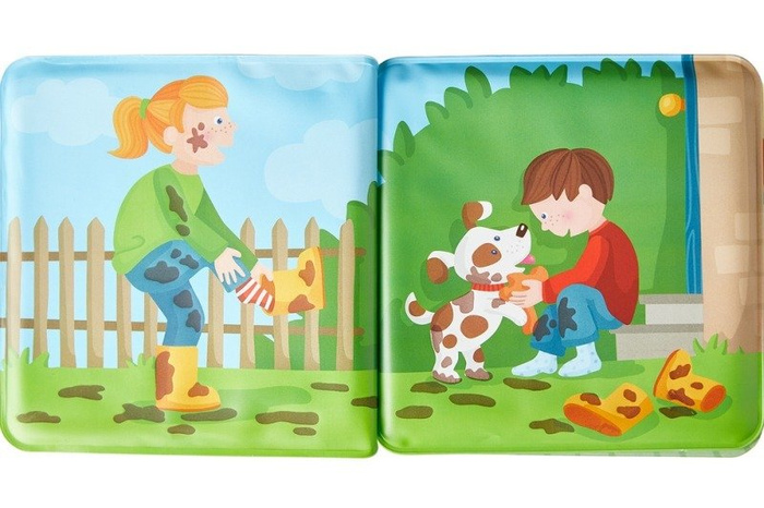 Książeczka do kąpieli Paul i Pia HB304708-Haba, zabawki edukacyjne dla dzieci