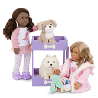 Łóżko piętrowe z pieskiem i akcesoriami Pup Bunks Our Generation BD35350Z