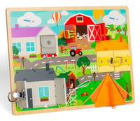 Tablica manipulacyjna dla dzieci Bigjigs Toys 35044