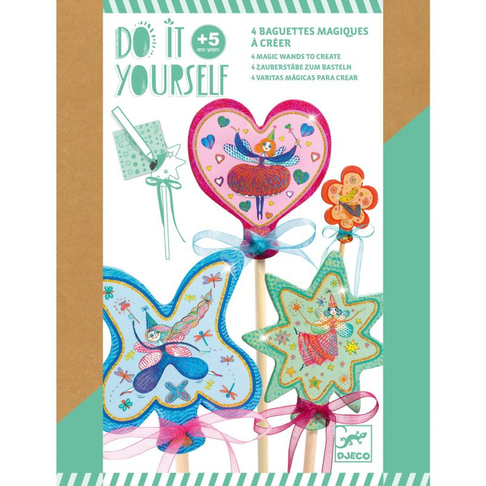 Czarodziejskie różdżki Zestaw kreatywny Zrób to sam Djeco DJ07950