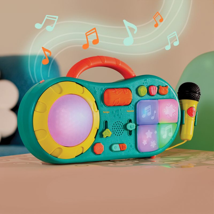 Konsola DJ-a do miksowania muzyki dla dzieci B. MiniMixer B.Toys BX2325Z