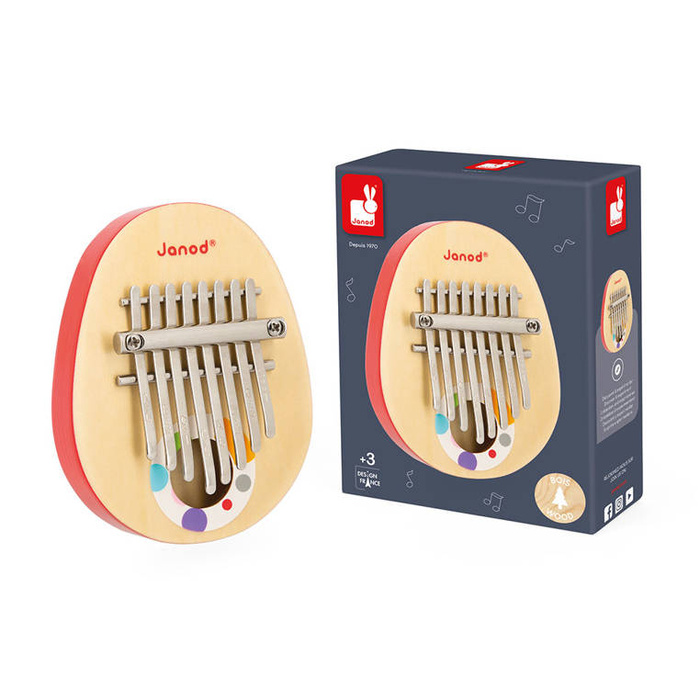 Kalimba perkusyjny instrument muzyczny dla dzieci Confetti Janod J07642