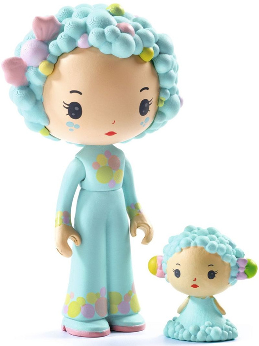 Pokoik Blue w magnetycznym pudełku Tinyly Djeco DJ06964 zestawy do zabawy lalkami