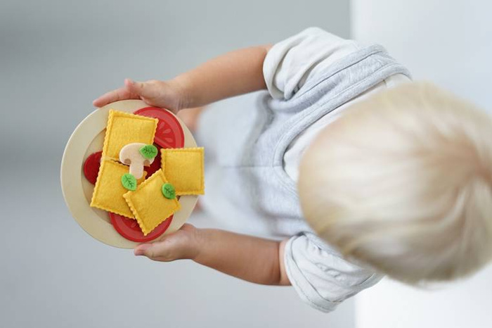 Filcowy zestaw makaronów i akcesoria Janod J06598