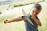 Zabawka ogrodowa Szybowiec i proca Quets HB303572-Haba Terra Kids ,samoloty dla dzieci