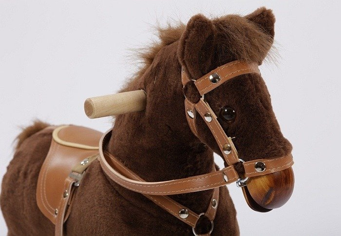 OUTLET Mały konik na biegunach Alex, zabawka na biegunach