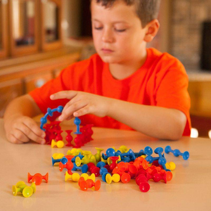 Mini Klocki Squigz Przyssawki FA107-1 Fat Brain Toys, klocki dla dzieci