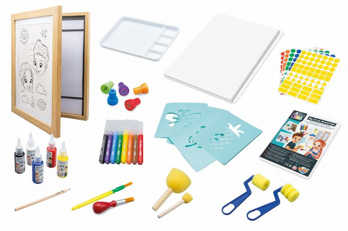 Zestaw artystyczny Moje pierwsze rysunki Buki FK006 ramka na obrazki zdjęcia