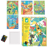 Zestaw kreatywny Złote kontury Zwierzęta Janod J07959